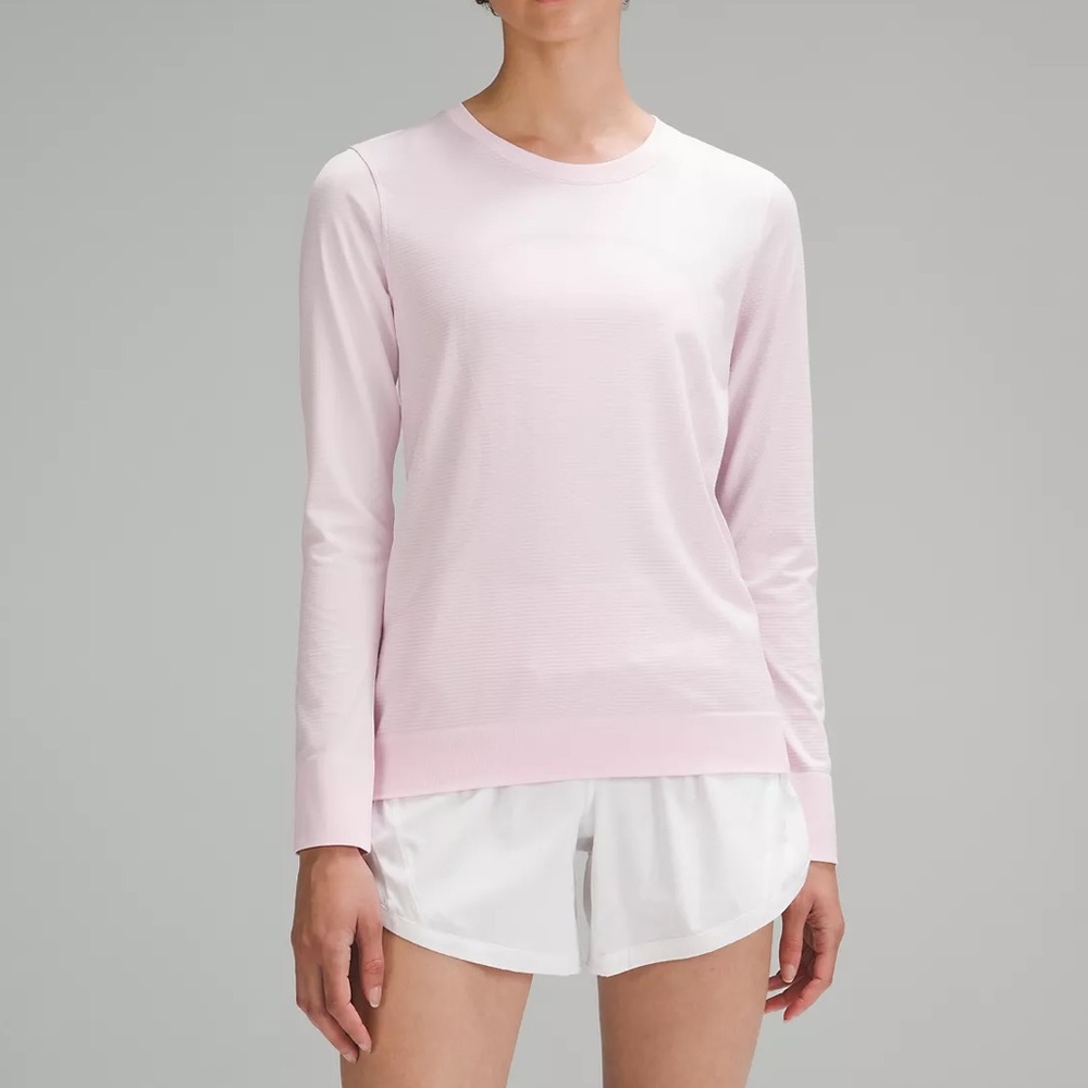 NEW Lululemon Swiftly Relaxed Long-Sleeve Shirt Meadowsweet Pink MEPK